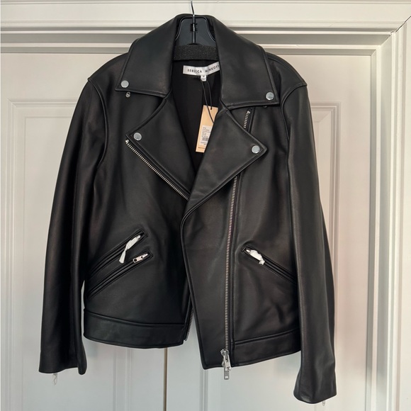 Rebecca Minkoff Jackets & Blazers - Rebecca Minkoff Black Leather Moto Jacket
